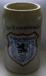 1 l Krug Günzburger Löwen 1991 