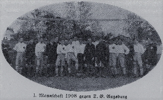 1908 gegen T.B. Augsburg