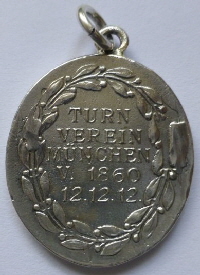 1912 Anhänger Turn Verein München v. 1860 (2) 1912 Anhänger Turn Verein München v. 1860 (2)