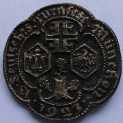 1923 - 13. Deutsches Turnfest Mnchen  Anstecknadel Nr. 306