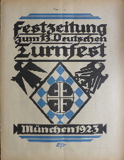 1923 - 13. Deutsches Turnfest Mnchen Heft 4