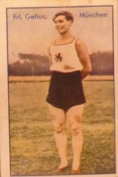 1926 Greiling Sportbilder Frl. Gelius Mnchen Dt. Meisterin Laufen 100 m (1)