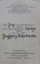 1927 Zugspitz Serie 261 Bield 3, 60-Leipzig 30 22.5.27 (2)