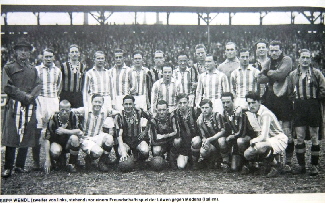 1928-05-11 vor einem Freundschaftspiel gegen Modena -Italien 2-0 fehlt mir leider Zeitungsausschnitt aus Vereinszeitung 1979-12 fehlt mir leider