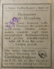 1930-31 Greiling 1. Serie Fussballsport Bild 19 Hornauer (2)