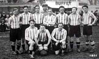 1931-01-04 vor dem Spiel Olympique Marseilles