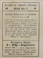 1932 Bulgaria Sport Nr. 1 Gelius-Mnchen links (1)