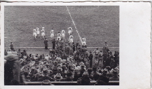 1960er Jahre Auflauffoto 14x8,5 cm