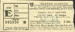 1965-66 Rapid Wien - 1860 9.4