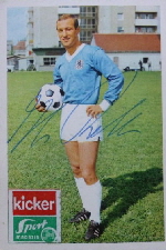 1967-68 Bergmann Fussball mit Kicker Sport Magain Aufkleber (3)