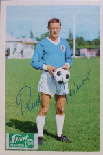 1967-68 Bergmann Fussball mit Kicker Sport Magain Aufkleber (6)