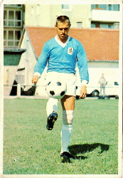 1967-68 Bergmann Postkarte Konietzka