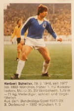 1977-78 WWeisweiler Deine Bundesliga Scheller