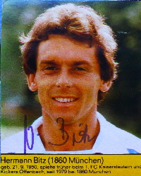 1979-80 Kicker Bitz mit Autogramm