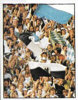 1981 Panini Nr. 276 Lwenfans in der Kurve