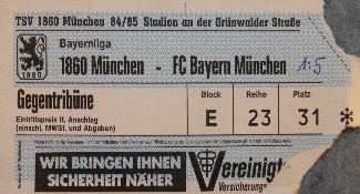 1984-85 FS 60 - Bayern Mnchen 1-5