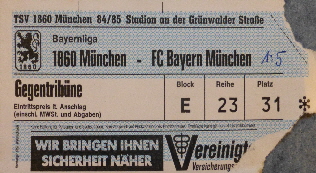 1984-85 FS 60 - Bayern München 1-5