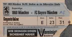 1984-85 FS 60 - Bayern München 1-5