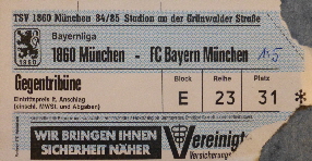 1984-85 FS 60 - Bayern Mnchen 1-5