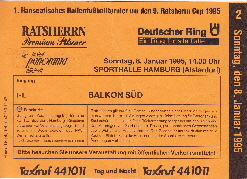 1994-95 Hanseatisches Hallenturnier Ratsherrn Cup 1995 Tag 1