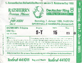 1994-95 Hanseatisches Hallenturnier Ratsherrn Cup 1995 Tag 3