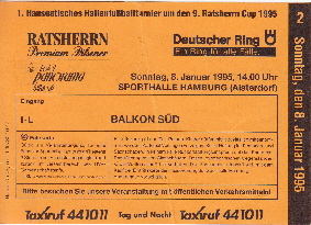 1994-95 Hanseatisches Hallenturnier Ratsherrn Cup 1995 Tag 4