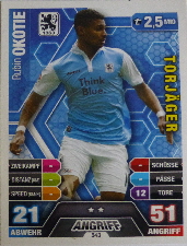 2014-15 topps Matsch Nr. 543 Okotie (1)
