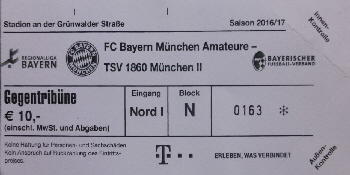 2016-17 Bayern Amateure - 1860 II