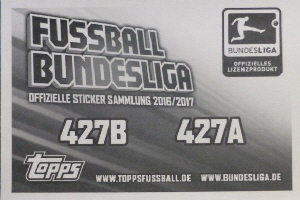 2016-17 TOPPS 427A und 427 B  (4)