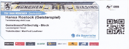 2019-20 Geisterspiel 60 - Rostock Print