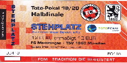 2019-20 Totopokal Memmingen-60 nicht stattgefunden 