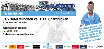 2020-21 12. Mann Ticket 60 - Saarbrücken