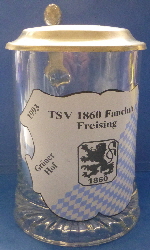 2022 Glaskrug mit Deckel Fanclub Freising