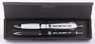 2022 Kugelschreiber 2er-Set wei-schwarz