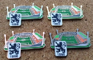 4 x Pin Grnwalder Stadion