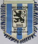 Autowimpel lbau-weisse Franzen Deutscher Meister 1966