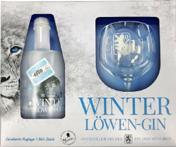 Lwen Gin mit Glas