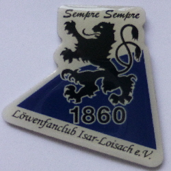 Pin Löwenfanclub Isar-Loisach